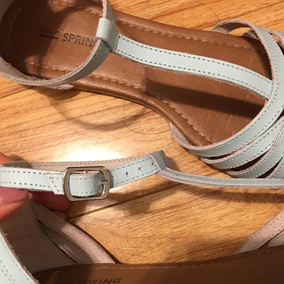 Call It Spring Sandals in Sky Blue - Picture 9 of 10